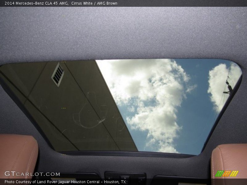 Cirrus White / AMG Brown 2014 Mercedes-Benz CLA 45 AMG