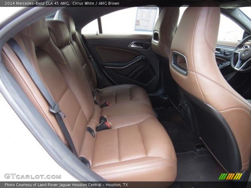 Cirrus White / AMG Brown 2014 Mercedes-Benz CLA 45 AMG