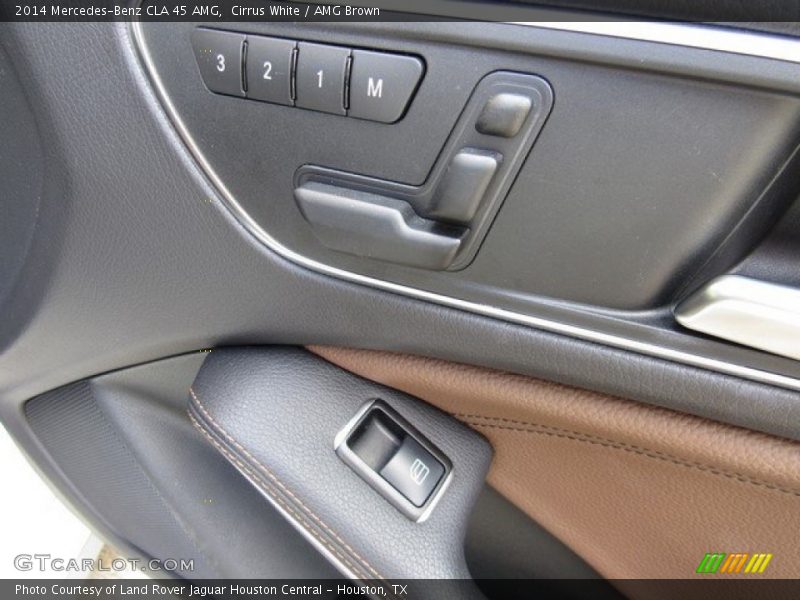 Cirrus White / AMG Brown 2014 Mercedes-Benz CLA 45 AMG