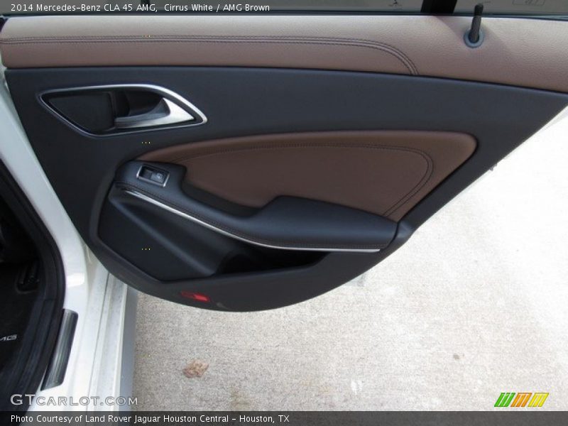Cirrus White / AMG Brown 2014 Mercedes-Benz CLA 45 AMG