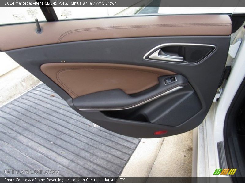 Cirrus White / AMG Brown 2014 Mercedes-Benz CLA 45 AMG