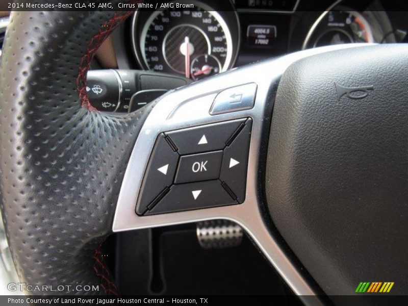 Cirrus White / AMG Brown 2014 Mercedes-Benz CLA 45 AMG