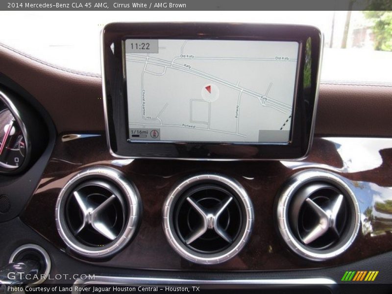 Cirrus White / AMG Brown 2014 Mercedes-Benz CLA 45 AMG