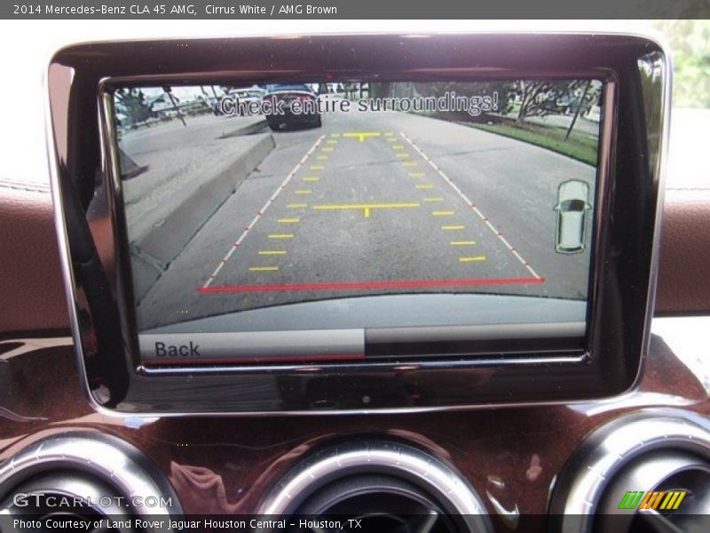 Cirrus White / AMG Brown 2014 Mercedes-Benz CLA 45 AMG