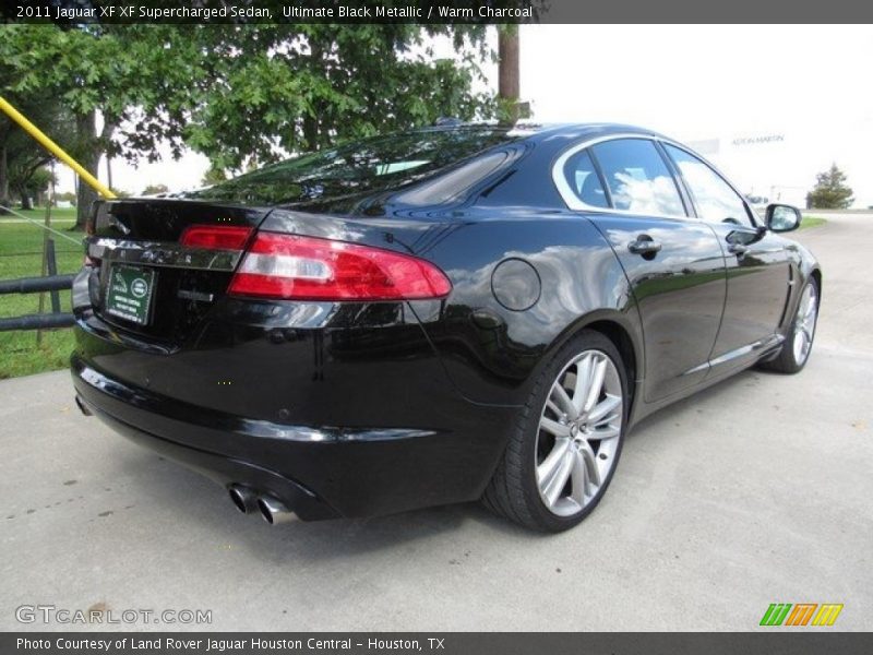 Ultimate Black Metallic / Warm Charcoal 2011 Jaguar XF XF Supercharged Sedan