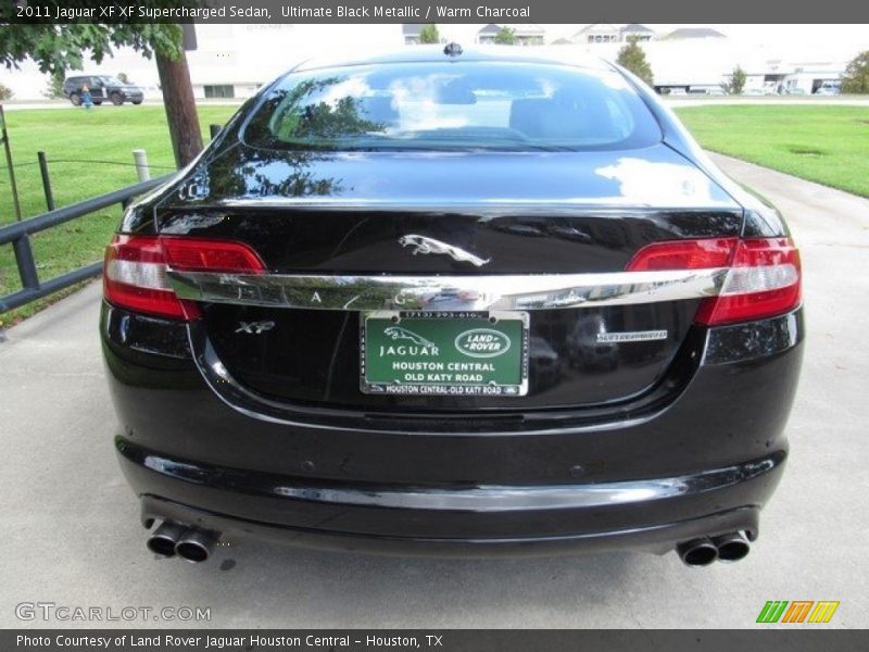 Ultimate Black Metallic / Warm Charcoal 2011 Jaguar XF XF Supercharged Sedan