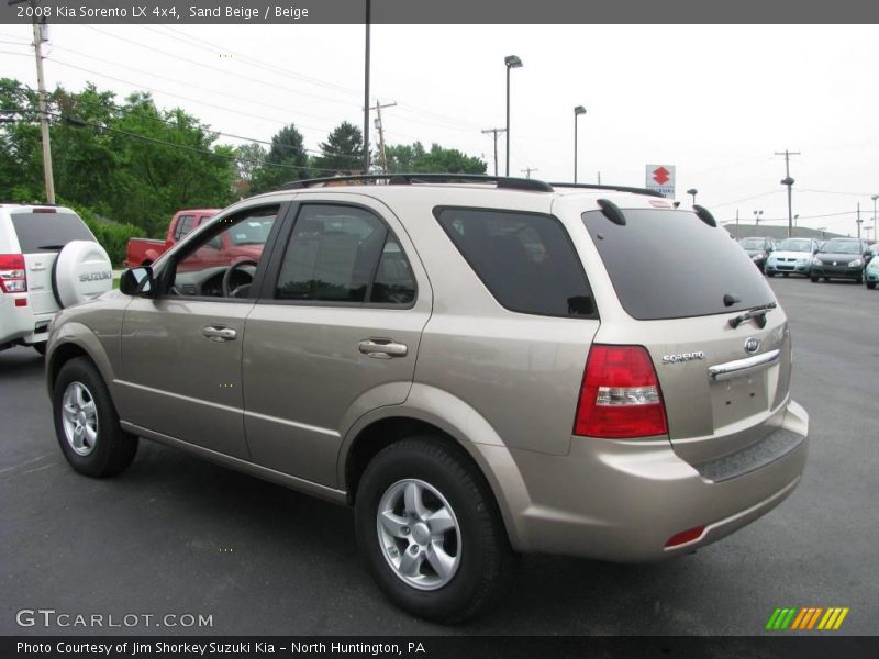 Sand Beige / Beige 2008 Kia Sorento LX 4x4