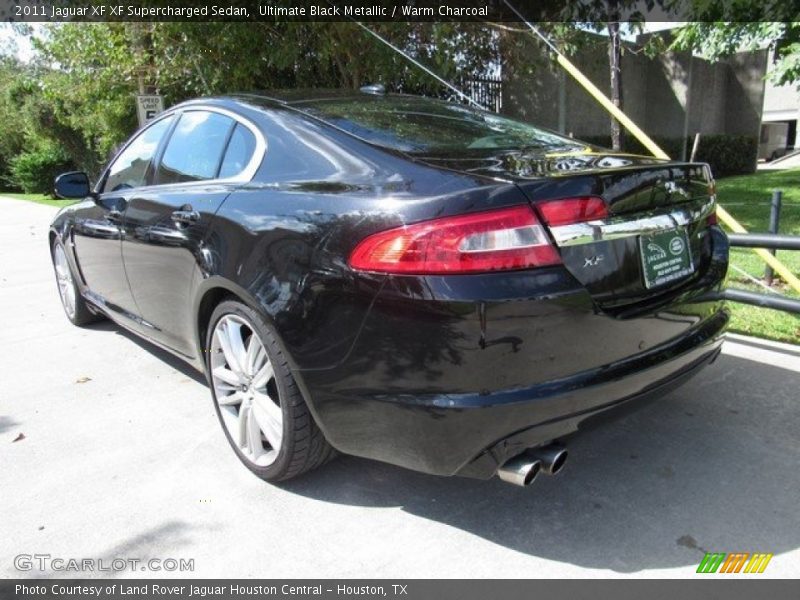 Ultimate Black Metallic / Warm Charcoal 2011 Jaguar XF XF Supercharged Sedan