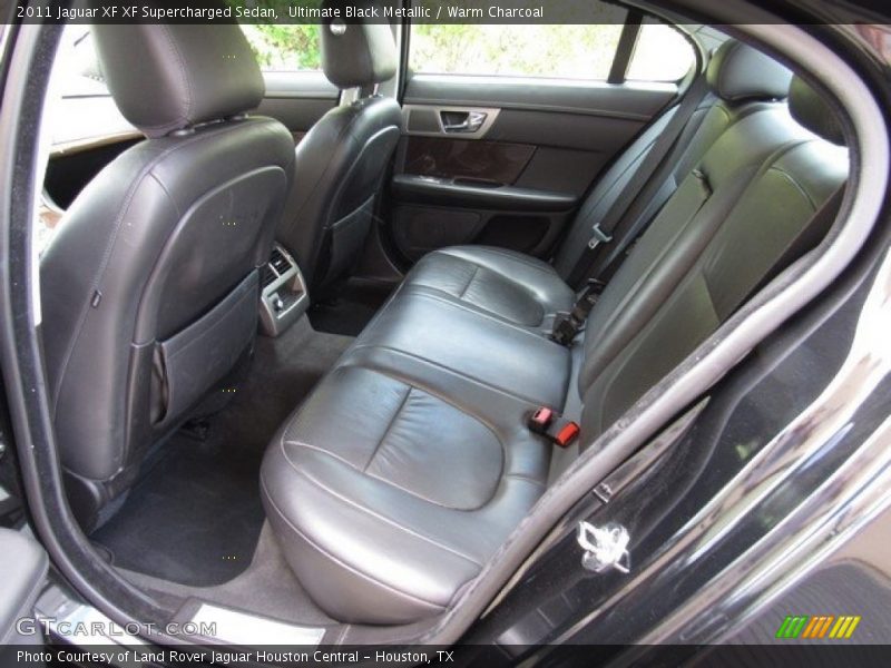 Ultimate Black Metallic / Warm Charcoal 2011 Jaguar XF XF Supercharged Sedan