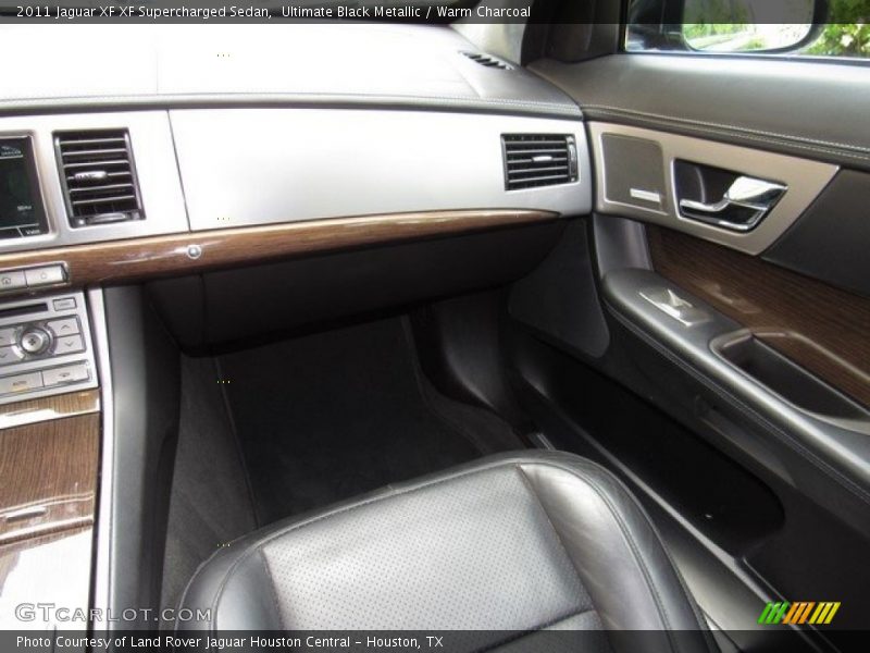 Ultimate Black Metallic / Warm Charcoal 2011 Jaguar XF XF Supercharged Sedan