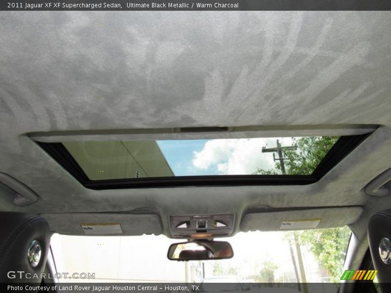 Ultimate Black Metallic / Warm Charcoal 2011 Jaguar XF XF Supercharged Sedan