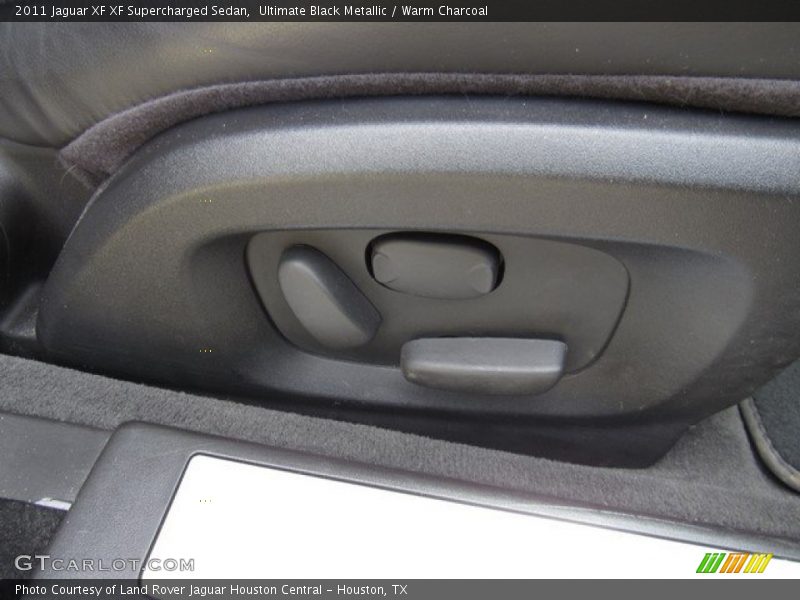 Ultimate Black Metallic / Warm Charcoal 2011 Jaguar XF XF Supercharged Sedan