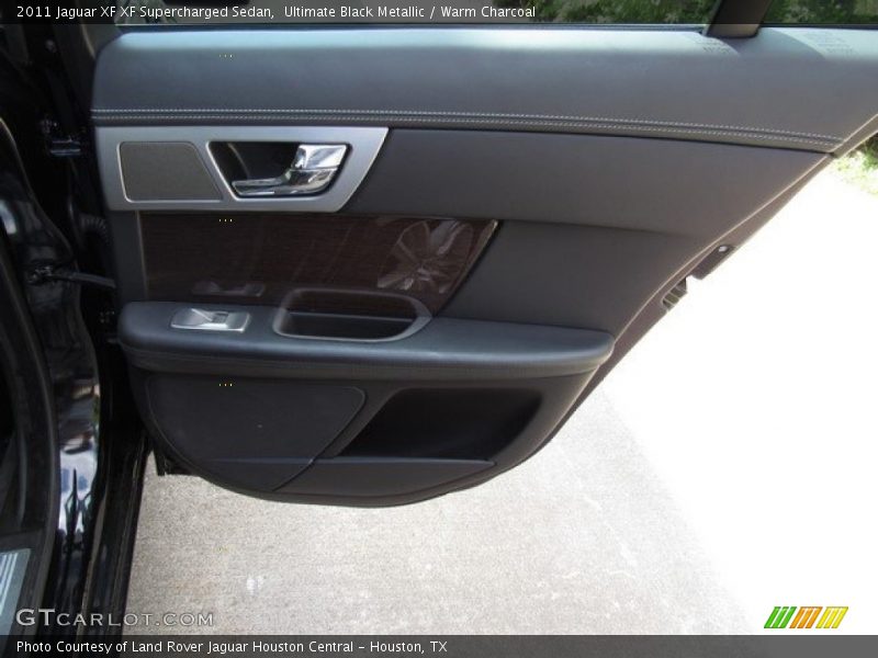 Ultimate Black Metallic / Warm Charcoal 2011 Jaguar XF XF Supercharged Sedan