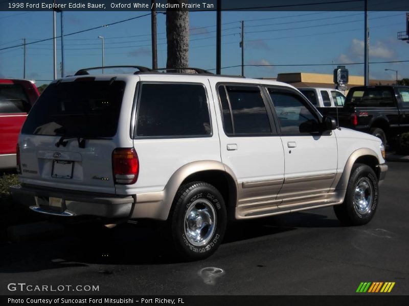 Oxford White / Medium Prairie Tan 1998 Ford Explorer Eddie Bauer