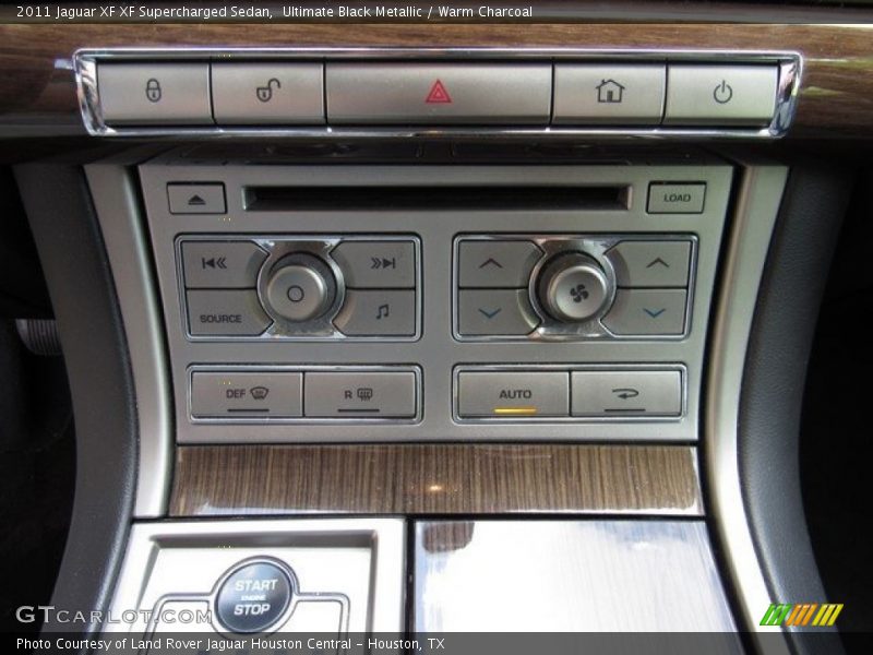 Ultimate Black Metallic / Warm Charcoal 2011 Jaguar XF XF Supercharged Sedan