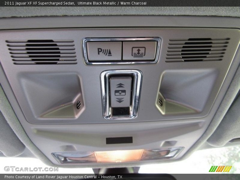 Ultimate Black Metallic / Warm Charcoal 2011 Jaguar XF XF Supercharged Sedan