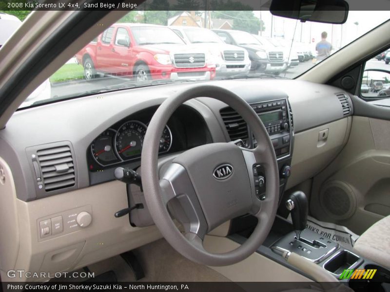 Sand Beige / Beige 2008 Kia Sorento LX 4x4