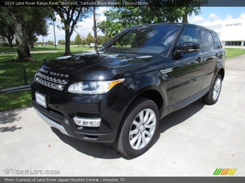 Santorini Black Metallic / Ebony/Ebony 2016 Land Rover Range Rover Sport HSE