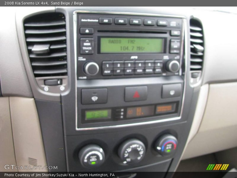 Sand Beige / Beige 2008 Kia Sorento LX 4x4