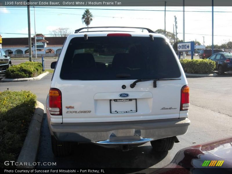 Oxford White / Medium Prairie Tan 1998 Ford Explorer Eddie Bauer