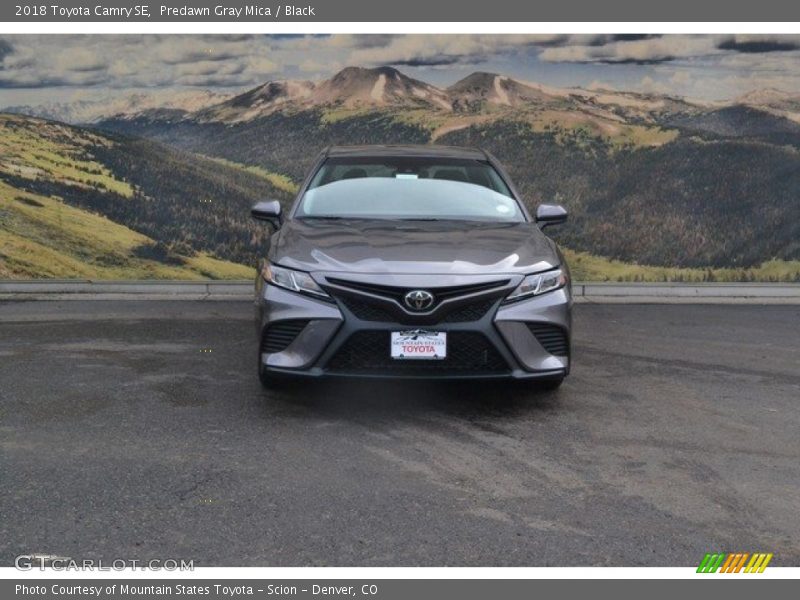 Predawn Gray Mica / Black 2018 Toyota Camry SE