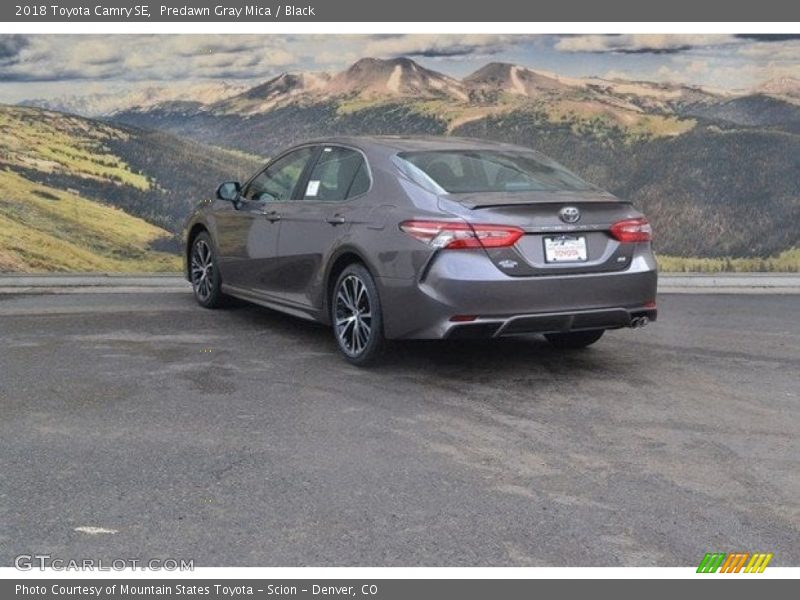 Predawn Gray Mica / Black 2018 Toyota Camry SE