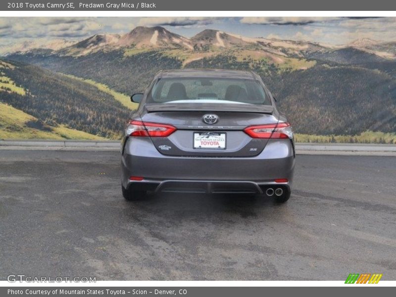Predawn Gray Mica / Black 2018 Toyota Camry SE