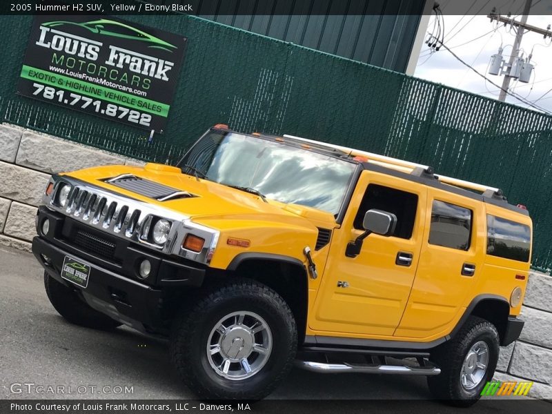 Yellow / Ebony Black 2005 Hummer H2 SUV