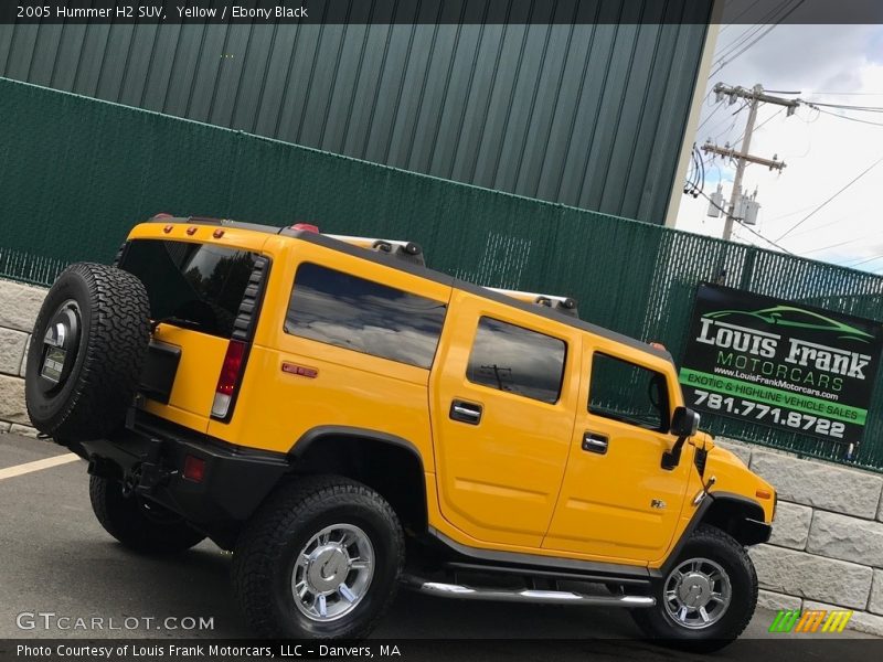 Yellow / Ebony Black 2005 Hummer H2 SUV