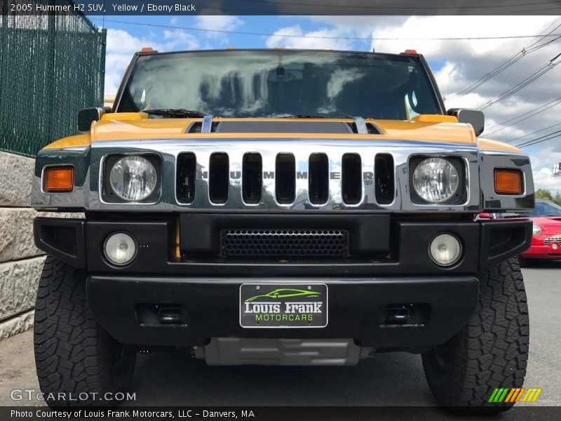 Yellow / Ebony Black 2005 Hummer H2 SUV