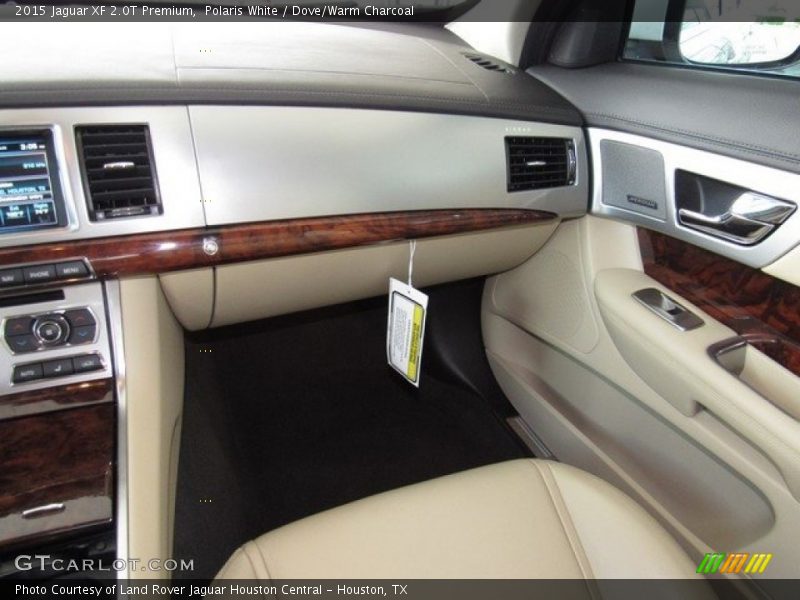 Polaris White / Dove/Warm Charcoal 2015 Jaguar XF 2.0T Premium