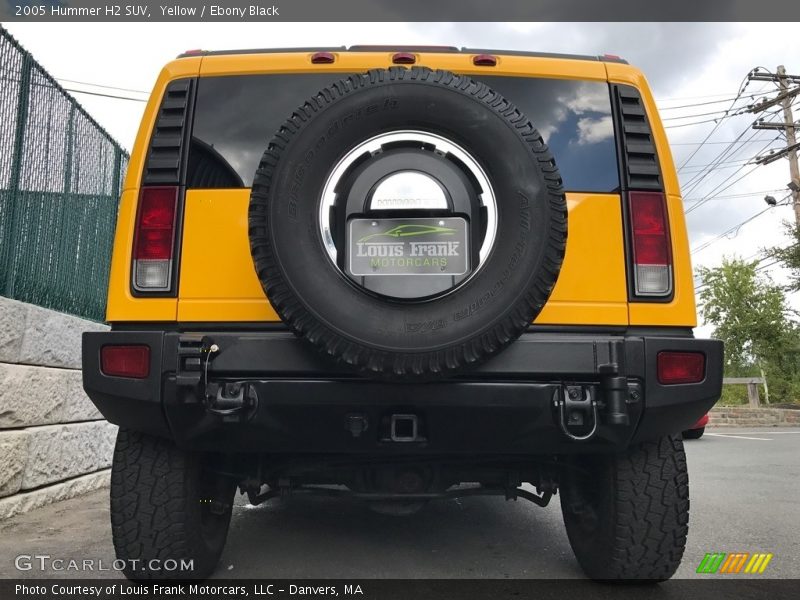 Yellow / Ebony Black 2005 Hummer H2 SUV