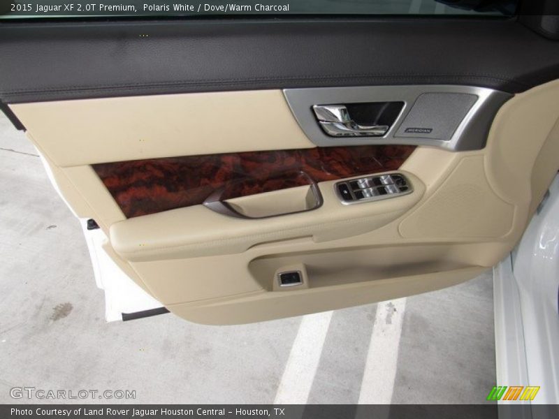 Polaris White / Dove/Warm Charcoal 2015 Jaguar XF 2.0T Premium