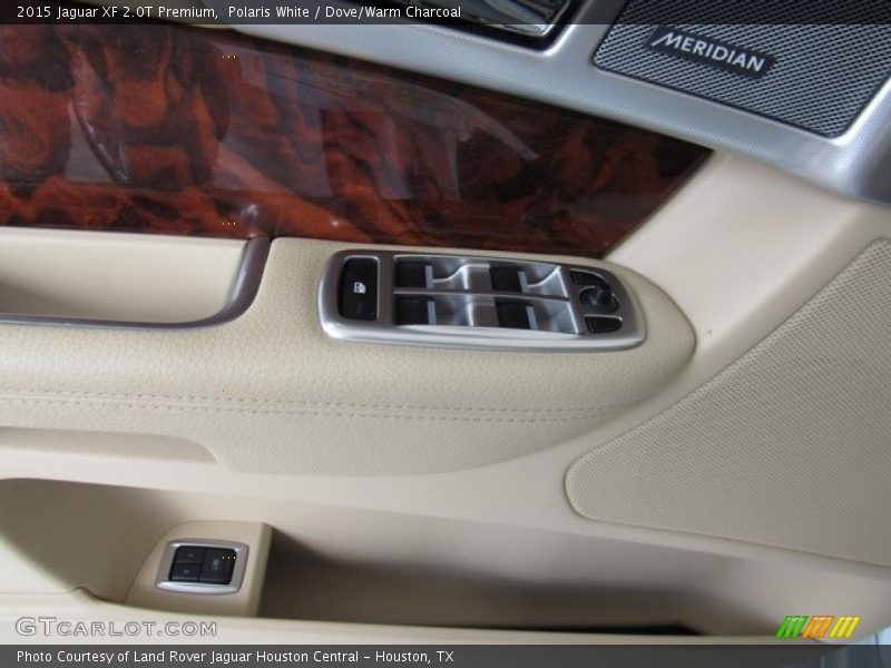 Polaris White / Dove/Warm Charcoal 2015 Jaguar XF 2.0T Premium