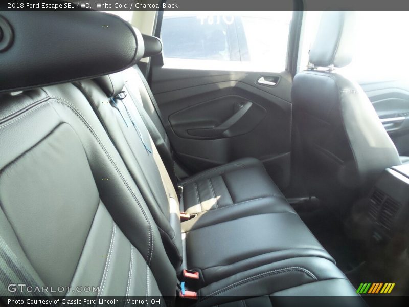 White Gold / Charcoal Black 2018 Ford Escape SEL 4WD