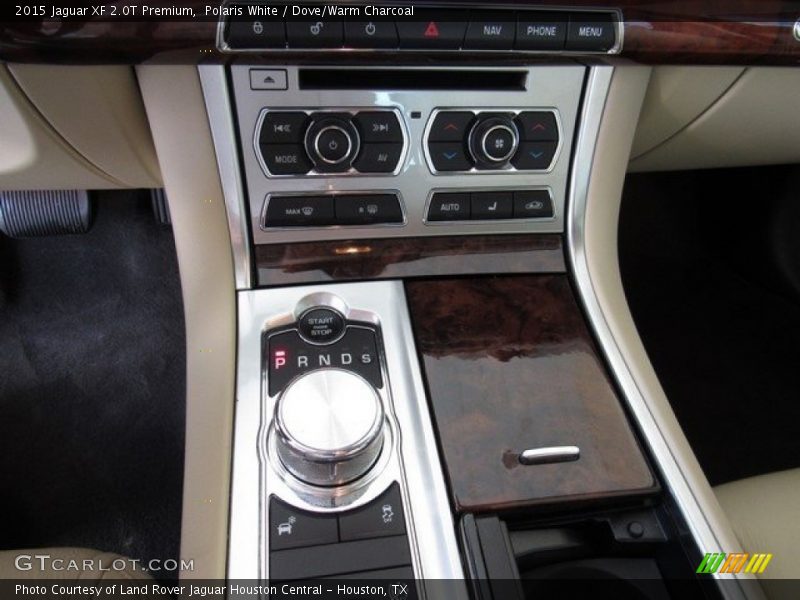 Polaris White / Dove/Warm Charcoal 2015 Jaguar XF 2.0T Premium