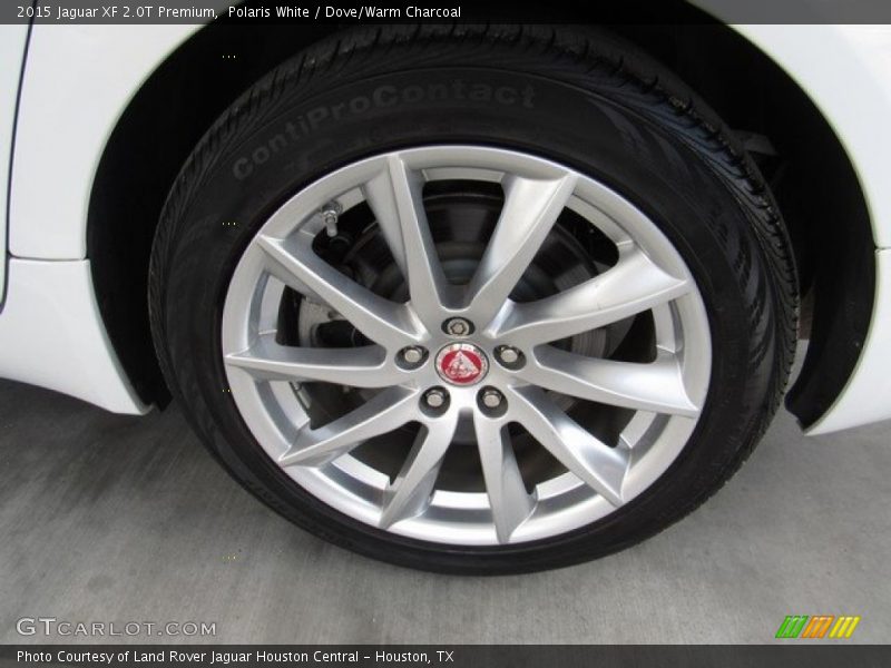 Polaris White / Dove/Warm Charcoal 2015 Jaguar XF 2.0T Premium