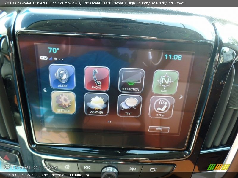 Iridescent Pearl Tricoat / High Country Jet Black/Loft Brown 2018 Chevrolet Traverse High Country AWD