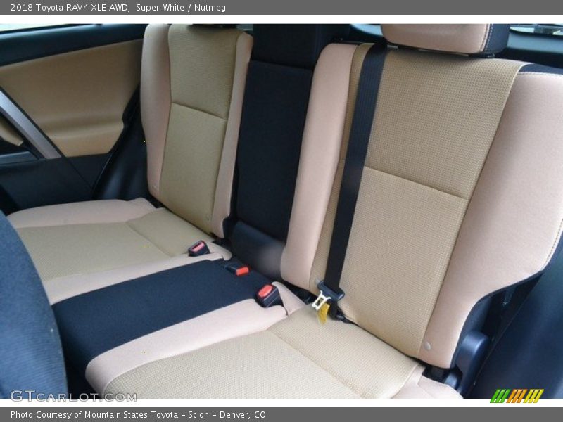 Rear Seat of 2018 RAV4 XLE AWD