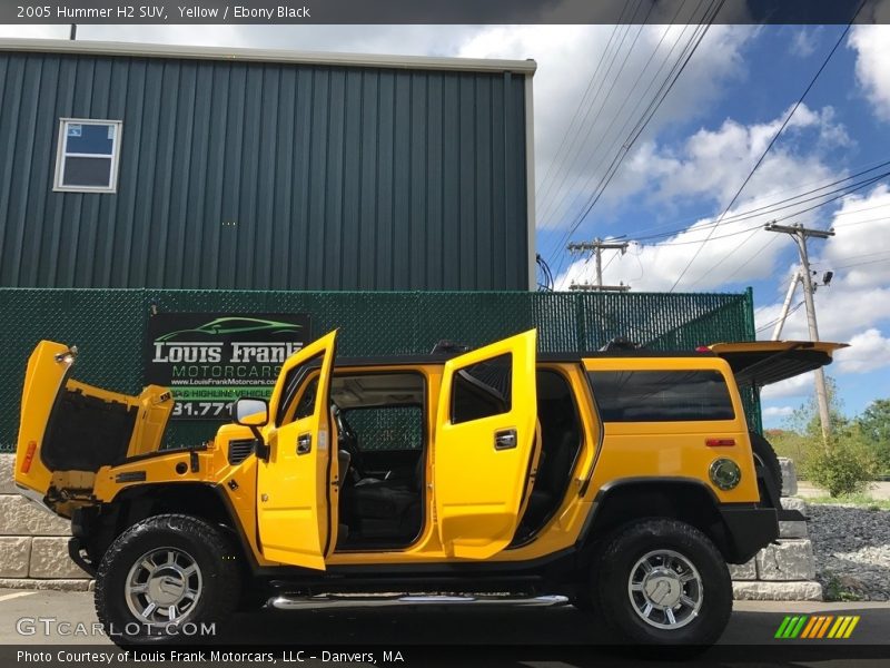 Yellow / Ebony Black 2005 Hummer H2 SUV