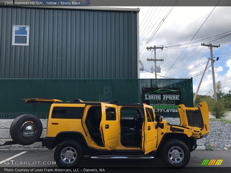 Yellow / Ebony Black 2005 Hummer H2 SUV