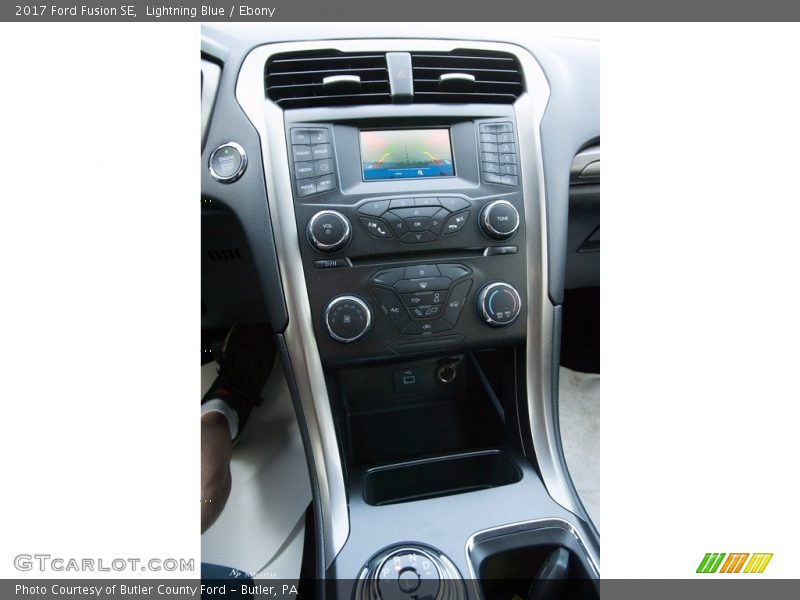Lightning Blue / Ebony 2017 Ford Fusion SE