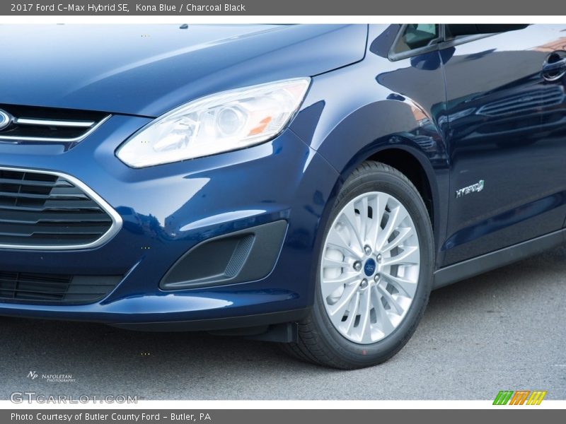 Kona Blue / Charcoal Black 2017 Ford C-Max Hybrid SE