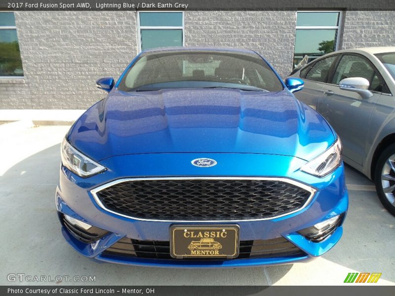 Lightning Blue / Dark Earth Grey 2017 Ford Fusion Sport AWD