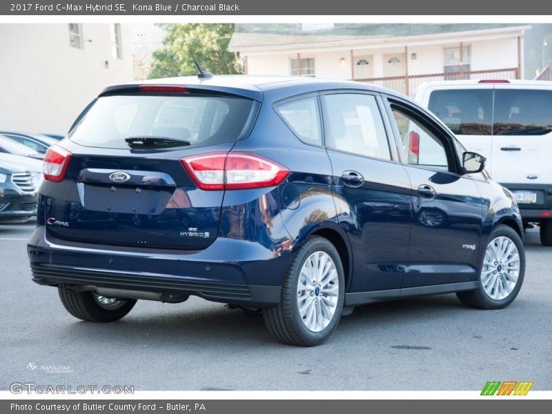 Kona Blue / Charcoal Black 2017 Ford C-Max Hybrid SE