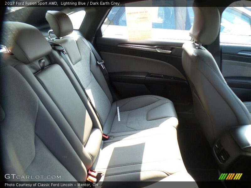 Lightning Blue / Dark Earth Grey 2017 Ford Fusion Sport AWD