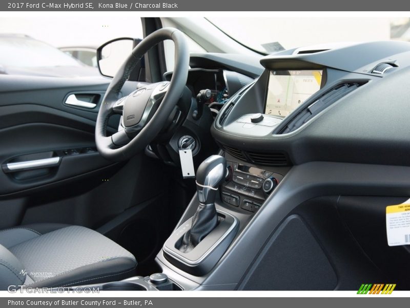 Kona Blue / Charcoal Black 2017 Ford C-Max Hybrid SE