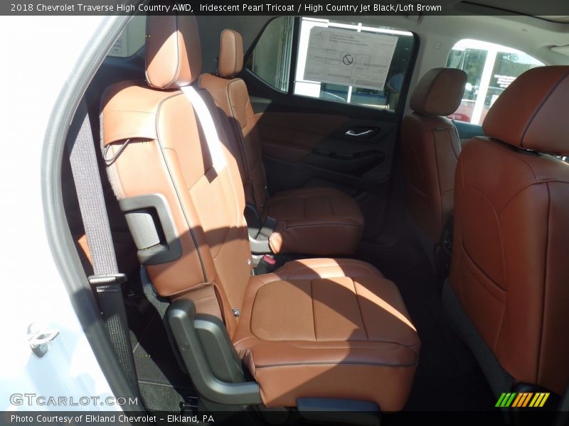 Iridescent Pearl Tricoat / High Country Jet Black/Loft Brown 2018 Chevrolet Traverse High Country AWD