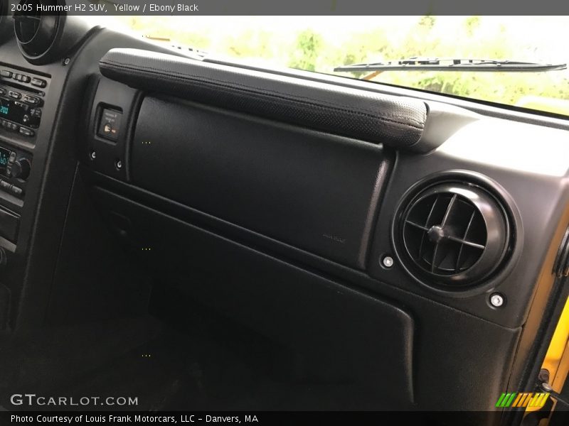 Yellow / Ebony Black 2005 Hummer H2 SUV
