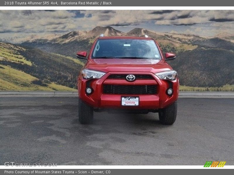 Barcelona Red Metallic / Black 2018 Toyota 4Runner SR5 4x4